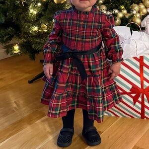 Polo Ralph Lauren Smocked Plaid Dress